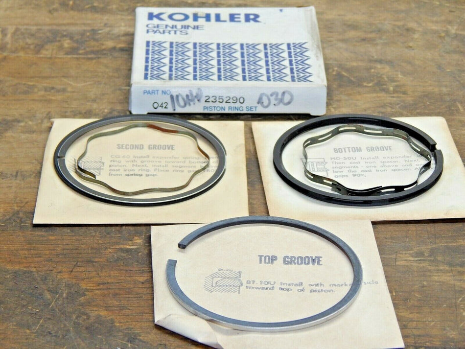 Kohler 235290-S Rings .030 Genuine Original Equipment Manufacturer (OEM) Part