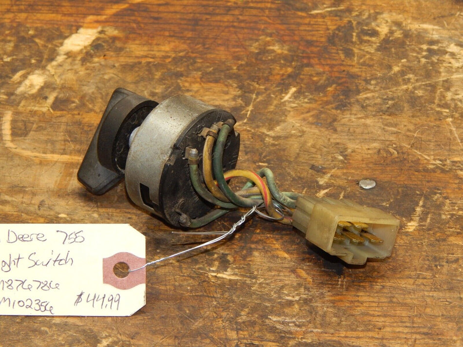 John Deere 755 Tractor Light Switch AM876786, AM102356