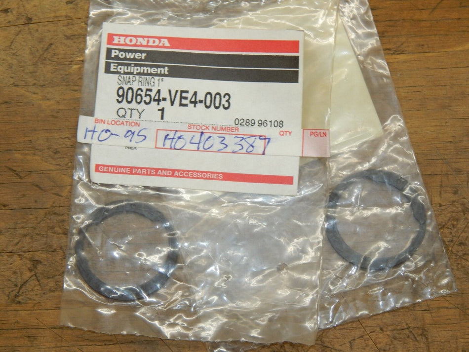 Honda OEM Ring, Snap #90654-VE4-003 QTY.2 -NEW