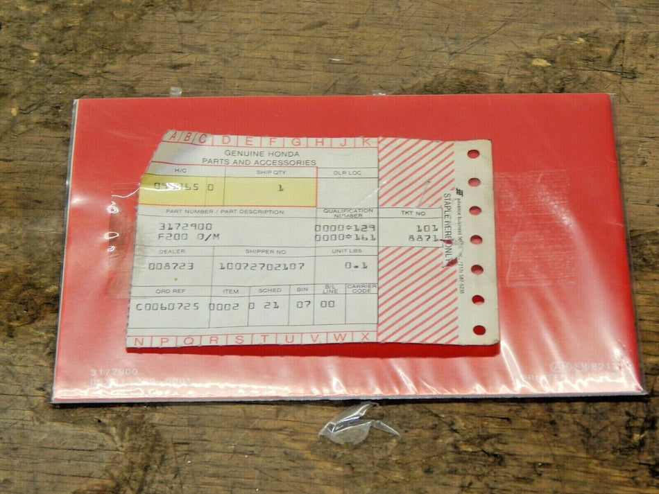 Genuine OEM 1980 Honda F200 Roto Tiller Owners Manual-3172900