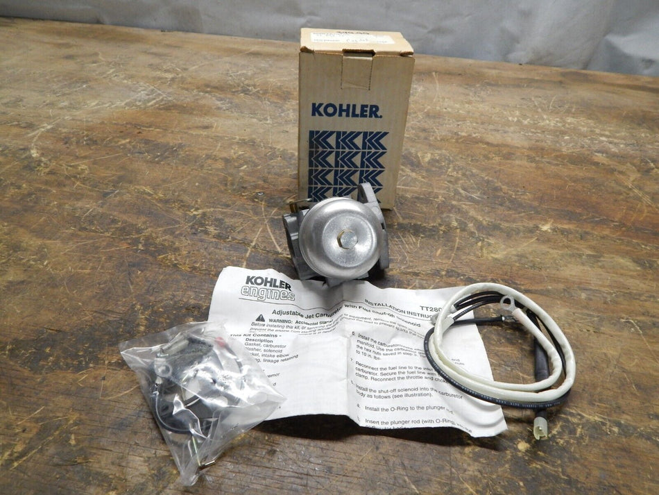 Kohler Carburetor and Solenoid Kit 52 853 34