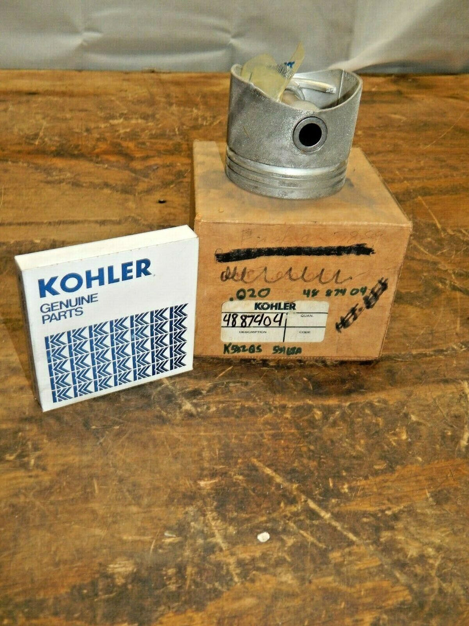 Genuine OEM Kohler - 48 874 04-S - KIT, PISTON W/RING SET .020