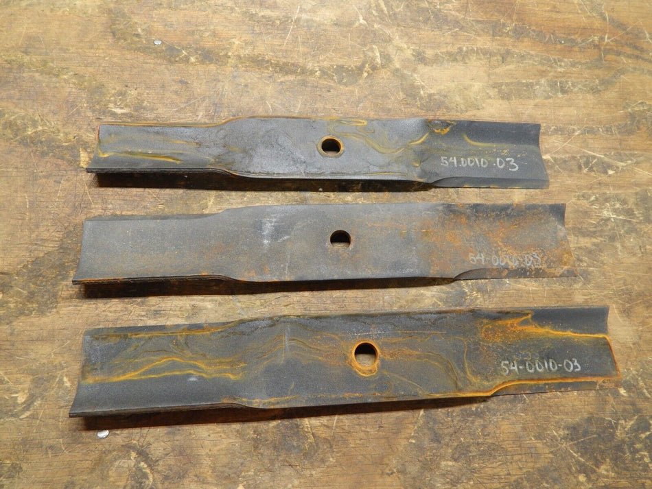 Rotary 3441 44" Deck Mower Blades 3 Pack Toro 54001003 Ariens 00272900