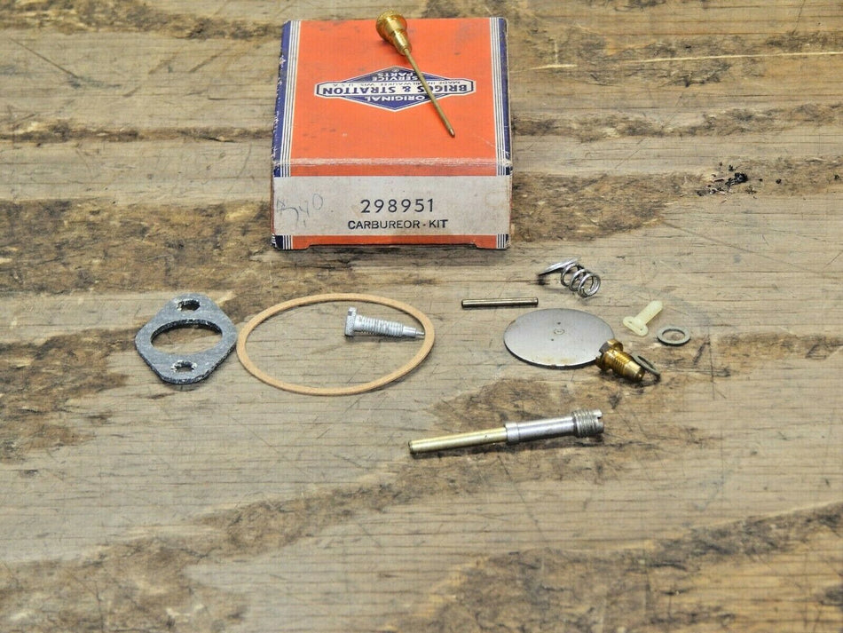 Genuine OEM Briggs & Stratton 298951 Carburetor Kit