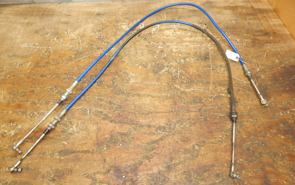 John Deere F680 Ztrak Zero Turn Steering Cables (2) TCA51204