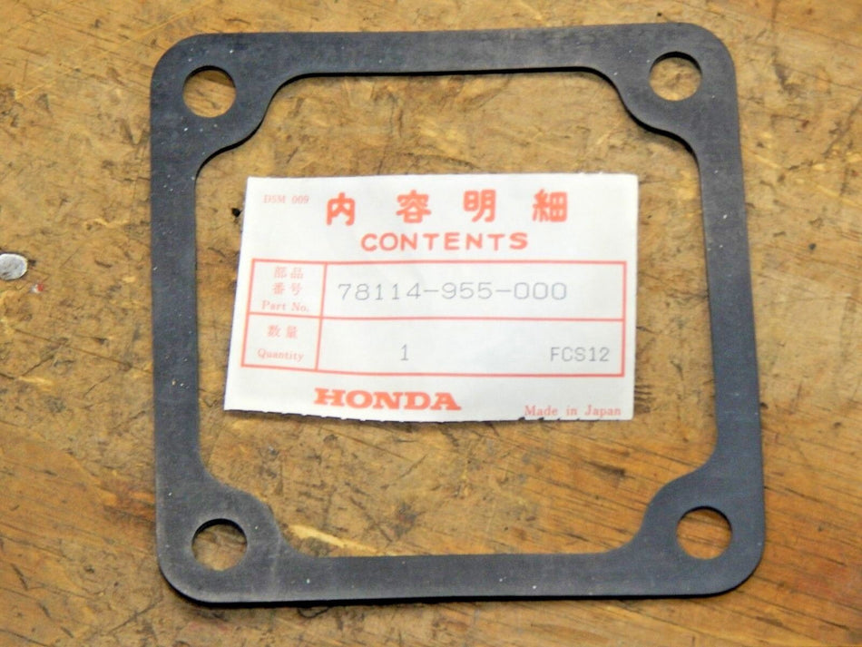 Honda OEM Outlet Gasket #78114-955-000 QTY.1-NEW