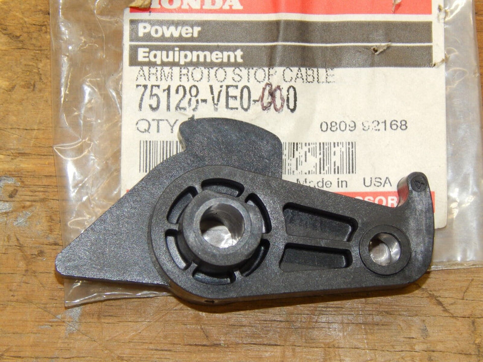 Honda OEM Arm, Roto-Stop Cable #75128-VE0-000- QTY.1-NEW