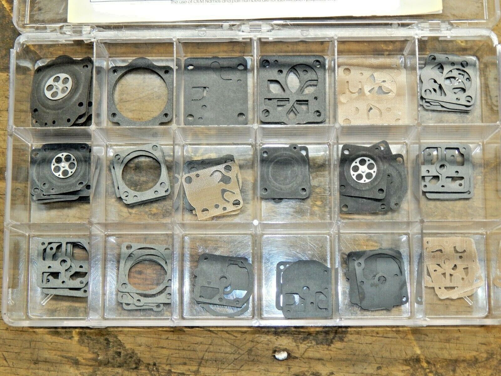 ROTARY 01-6578 ZAMA CARBURETOR 90 DIAPHRAGM/GASKET PARTS