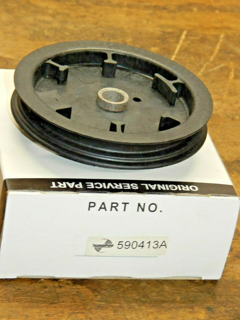 Tecumseh 590413A Plastic Starter Pulley OEM New 4 1/4" OD Kohler