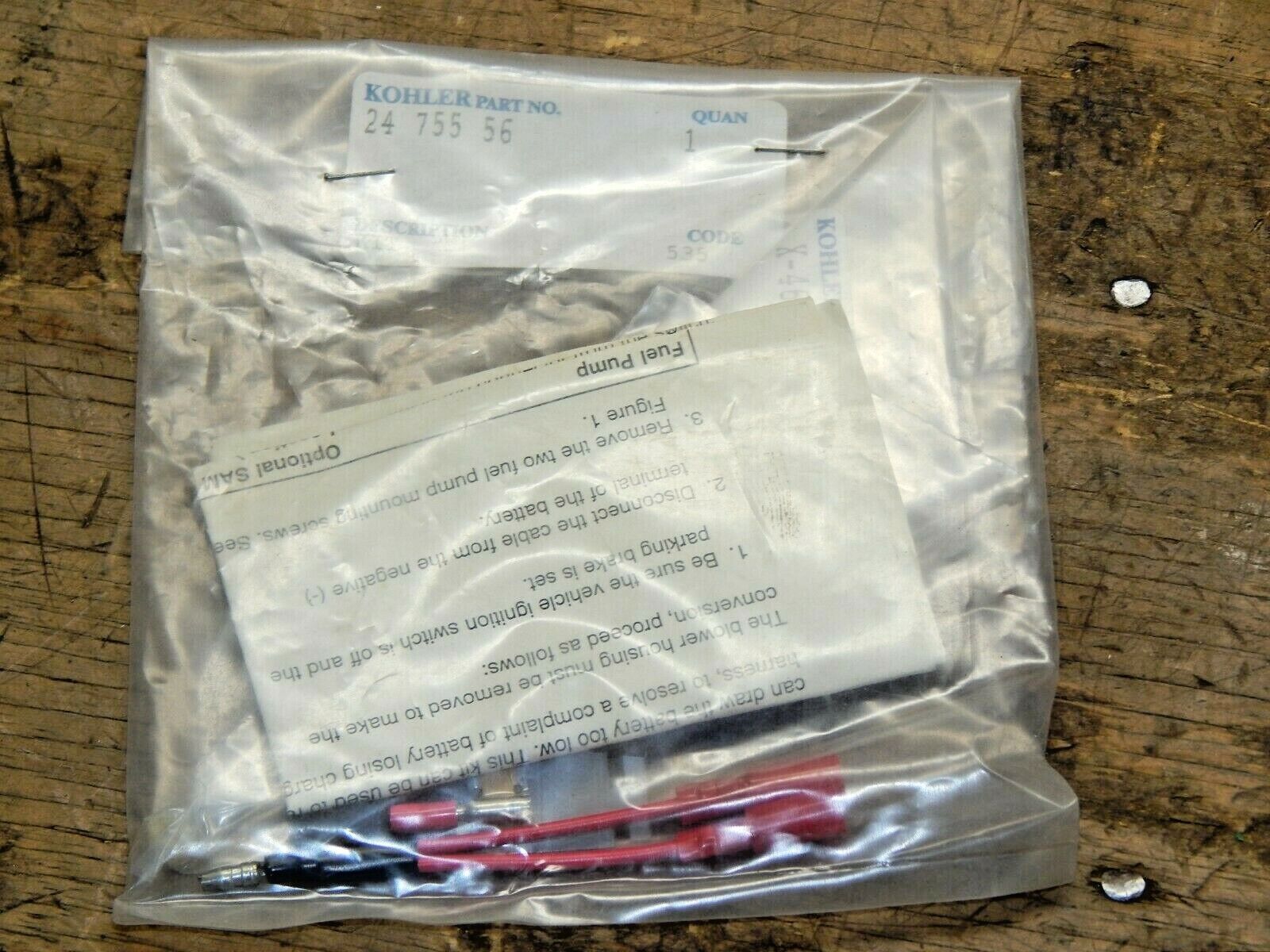 Kit Valvole Trattorino Tagliaerba Tosaerba Rasaerba ORIGINALE KOHLER 2475566-S