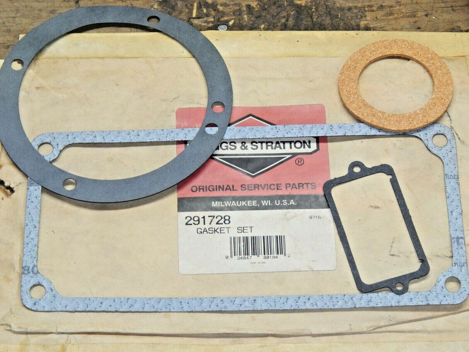 New Old Stock Genuine OEM Briggs & Stratton 291728 Gasket Set