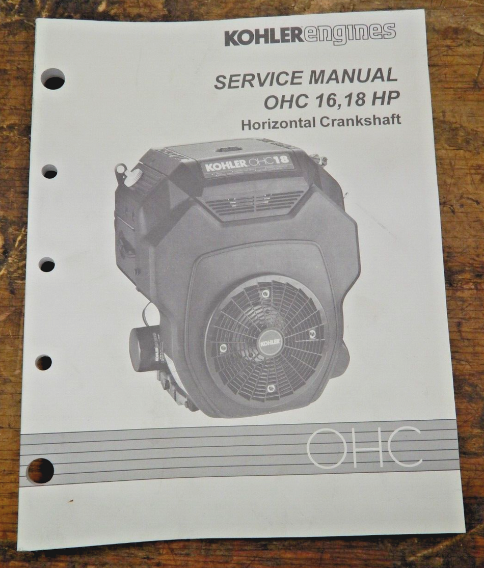 Genuine OEM Kohler OHC 16HP 18HP Service Manual