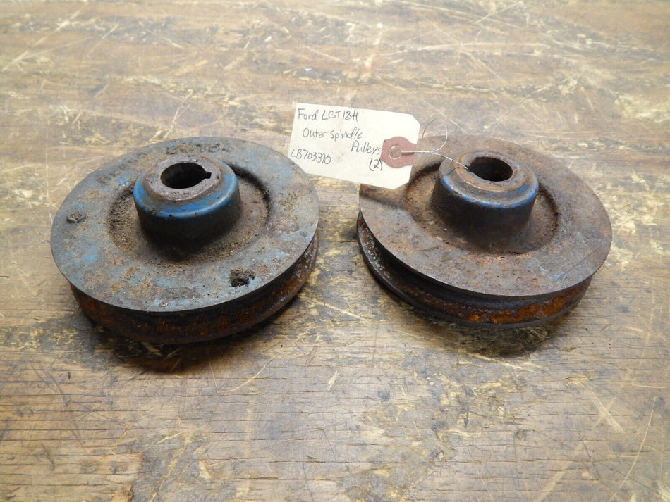 Ford LGT18H Garden Tractor Outer Spindle Pulleys (2) LB703390