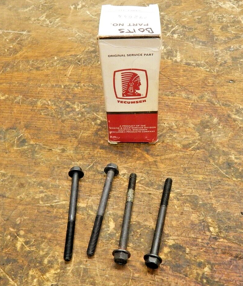 Genuine OEM Tecumseh  Bolts 792044 Quantity of 4 per pack