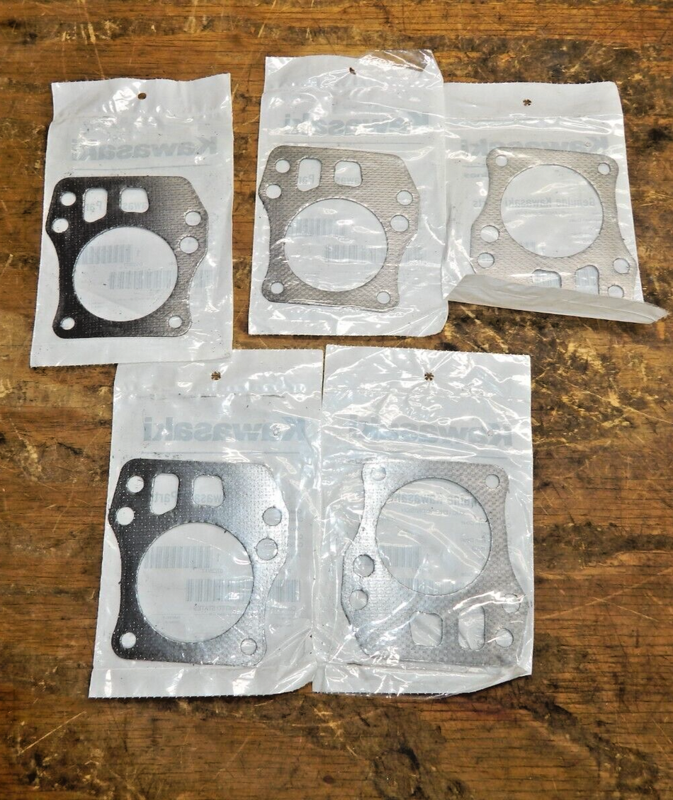 Genuine Kawasaki set of Five Head Gaskets 11004-7020